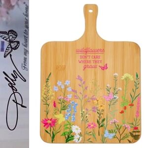 Dolly Parton Spring Floral Bamboo Paddle Board
